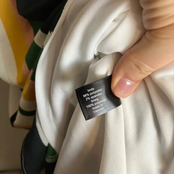 Lane Bryant NWT Colorful Maxi Dress Striped Faux Wrap Plus Size - Picture 6 of 9